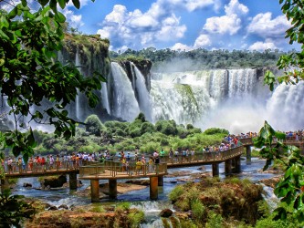 Бразилия. Водопад